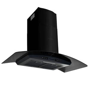 vidaXL Cappa Aspirante a Muro Acciaio Inox 756 m&sup3;/h 90 cm Nera