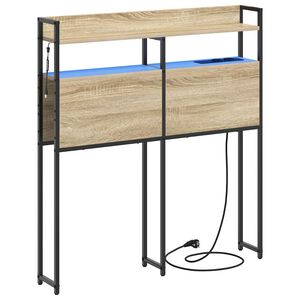vidaXL Testata contenitore rovere sonoma Legno ingegnerizzato