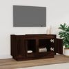 vidaXL Mobile Porta TV Rovere Marrone 80x35x45 cm in Legno Multistrato