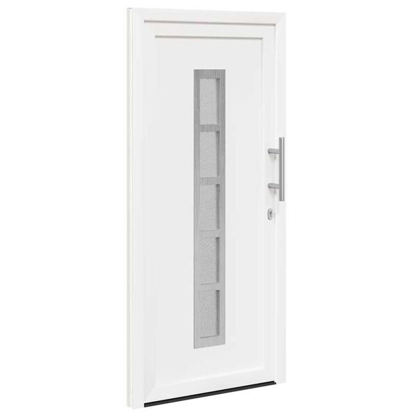 vidaXL Porta Frontale Bianco PVC