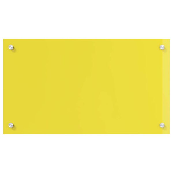 vidaXL Rivestimento da Cucina 2 pcs Giallo 70 x 40 cm vetro temperato