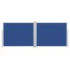 vidaXL Tenda da Sole Laterale Retrattile Blu 140x1000 cm