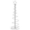 vidaXL Albero di Natale a LED 120 LED Bianco Caldo 180 cm