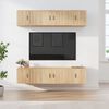 vidaXL Set di Mobili Porta TV 6 pz Rovere Sonoma in Legno Multistrato