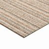 vidaXL Tappeto 20 pcs Beige Striato 50 x 50 cm 100% Polipropilene