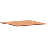 vidaXL Piano per Tavolo 70x70x1,5 cm Quadrato Legno Massello di Faggio