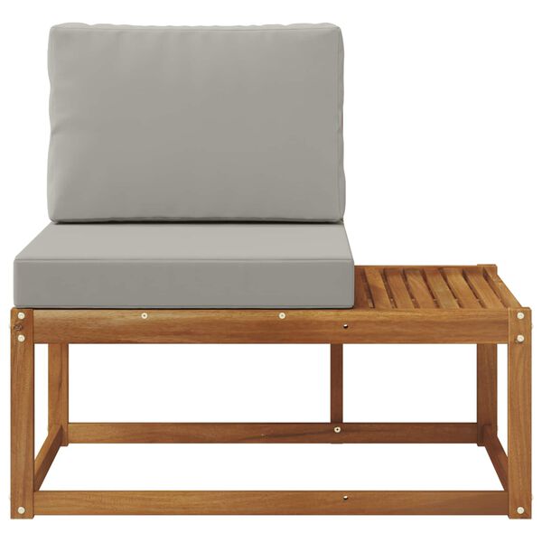 vidaXL Divano da Esterno con cuscino Naturale 91 x 63 x 73 cm