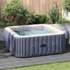 vidaXL Telo per Fondo Piscina Grigio chiaro 274 x 274 x 0,1 cm