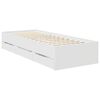 vidaXL Struttura del letto Bianco 75 x 190 cm Legno Ingegnerizzato