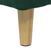 vidaXL Pouf contenitore Verde Scuro 40 x 40 x 45 cm Velluto