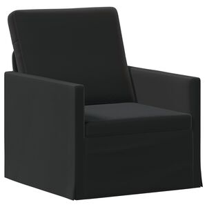 vidaXL Divano Singolo Nero 70 x 81 x 82 cm Velluto (V)