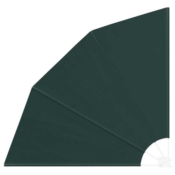 vidaXL Schermo di Privacy per Balcone Verde scuro 140 x 140 cm Tessuto