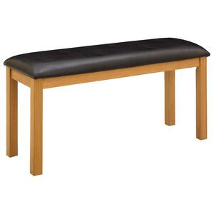 vidaXL Panchina da pranzo 95 x 32 x 45 cm Legno di Quercia Massello
