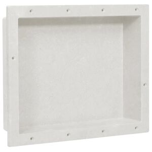 vidaXL Nicchia da Doccia in Bianco Opaco 41x51x10 cm