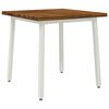 vidaXL Tavolo da pranzo quadrato 80 x 80 x 75 cm