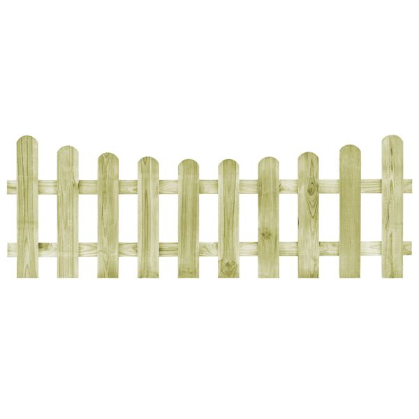 vidaXL Cancello da Giardino in Legno di Pino Impregnato 170x60 cm
