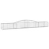 vidaXL Cesto Gabbione ad Arco 400x50x40/60 cm Ferro Zincato