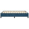 vidaXL Struttura Letto a Rete a Molle Blu Scuro 140x190 cm in Velluto