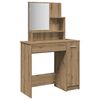 vidaXL Toeletta con Specchio Rovere Artigianale 86,5x35x136 cm