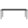 vidaXL Set da Pranzo per Giardino 11 pz in Acciaio