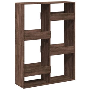 vidaXL Libreria Rovere Marrone 100x33x135 cm in Legno Multistrato