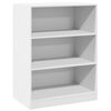 vidaXL Armadio Bianco 77x48x102 cm in Legno Multistrato