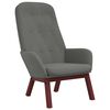 vidaXL Sedia Relax Grigio Scuro in Velluto
