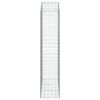 vidaXL Cesto Gabbione ad Arco 150x50x220/240 cm Ferro Zincato