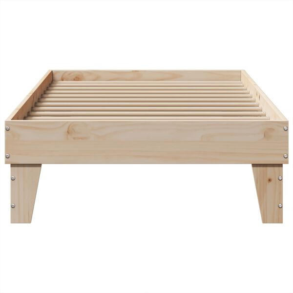 vidaXL Letto senza Materasso 90x190 cm in Legno Massello di Pino