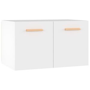 vidaXL Mobile a Parete Bianco 60x36,5x35 cm in Legno Multistrato