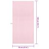 vidaXL Asciugamani Sportivi 2 pcs Rosa 140 x 70 cm