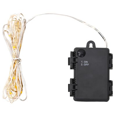 vidaXL Stringa di Luci LED con 110 LED e Ventola 1100 cm