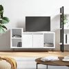 vidaXL Mobile Porta TV Bianco 100x35x55 cm in Legno Multistrato