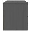vidaXL Comodini a Muro 2 pz Grigio 50x36x40 cm