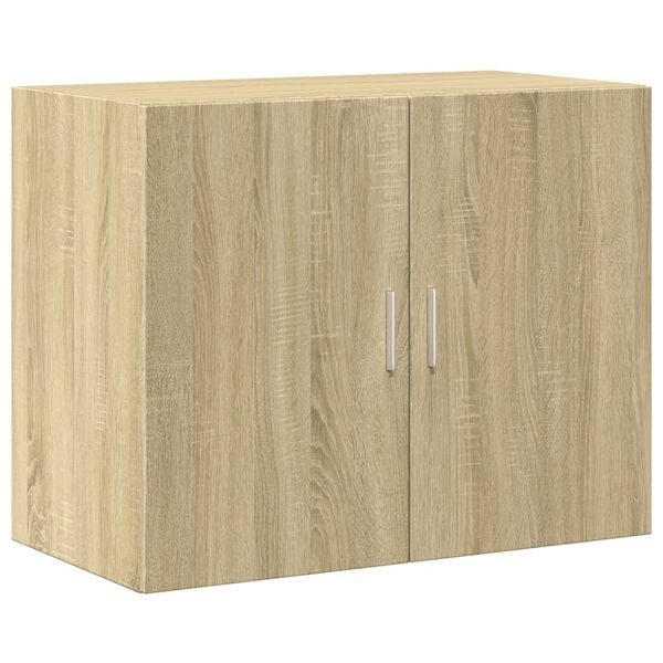 vidaXL Mobile a Parete Rovere Sonoma 80x42,5x64 cm Legno Multistrato