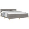 vidaXL Letto a molle con cuscino Talpa 180 x 200 cm Tessuto
