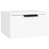 vidaXL Comodino a Muro Bianco 34x30x20 cm