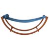 vidaXL Amaca a Dondolo per Bambini a Righe Blu in Tessuto
