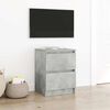 vidaXL Mobile Porta TV Grigio Cemento 40x35x54 cm in Legno Multistrato