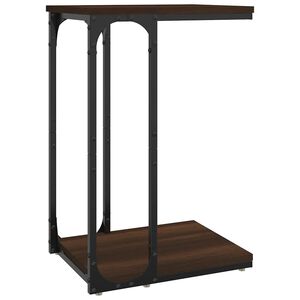 vidaXL Tavolino Rovere Marrone 40x30x60 cm in Legno Multistrato