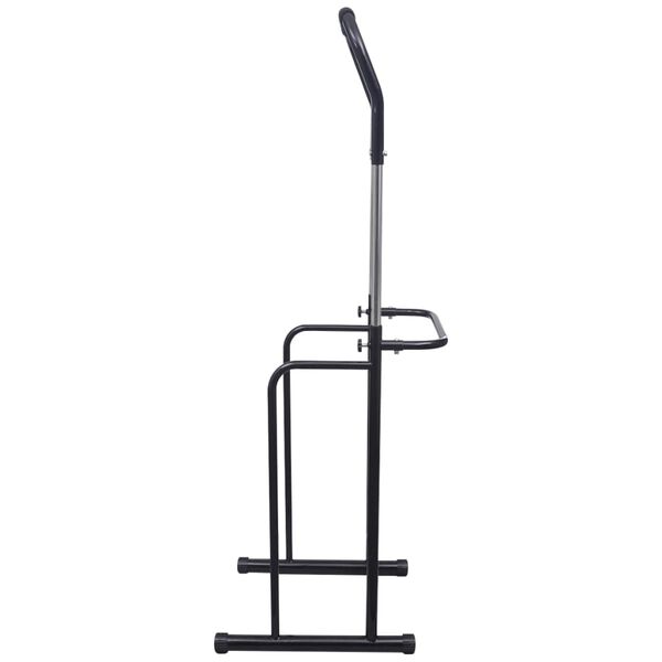 vidaXL Sbarra per Trazioni/ Stazione Allenamento 175-224 cm Nera
