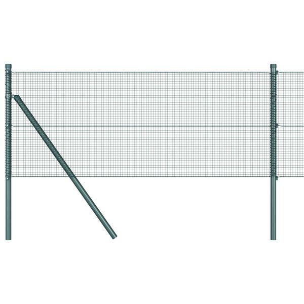 vidaXL Palo della recinzione Verde 25 x 0,4 m (rete da 12 x 12 mm)