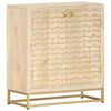 vidaXL Credenza Oro 60x30x70 cm Legno Massello di Mango