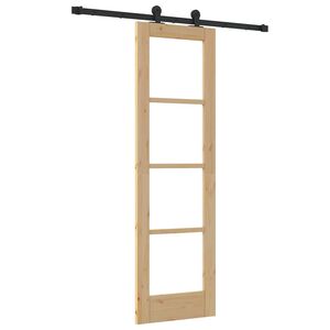 vidaXL Porta scorrevole ORKDAL Naturale 61 x 198,5 cm