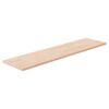 vidaXL Ripiano 80x20x1,5 cm Legno Massello di Rovere Non Trattato