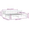 vidaXL Divano Letto con Letto Estraibile 90x190 cm Legno Massello Pino