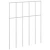 vidaXL Pannello di Recinzione da Giardino 48 pcs Acciaio zincato