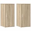 vidaXL Scarpiere 2 pz Rovere Sonoma 32x35x70 cm in Truciolato