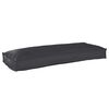 vidaXL Cuscino Tessuto Oxford Nero 100 x 40 x 8 cm
