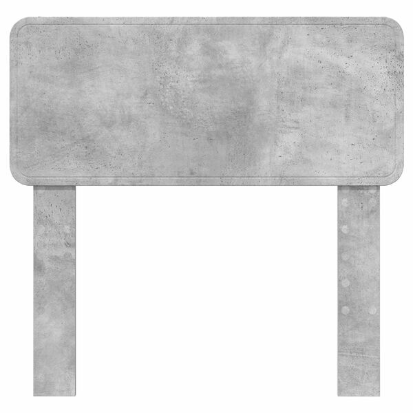 vidaXL Testiera Grigio cemento 75 cm Legno multistrato